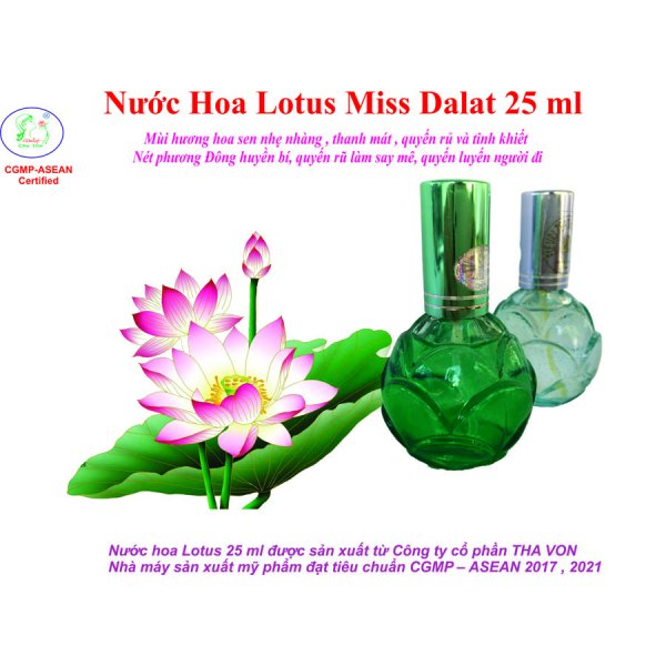 Nước hoa Lotus Miss Dalat 25 ml 