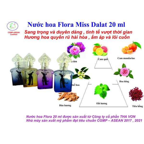 Nước hoa Flora 20 ml