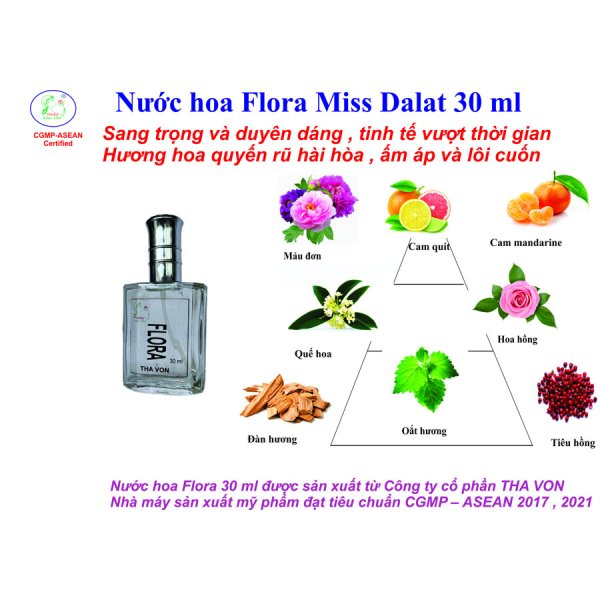 Nước hoa Flora Miss Dalat 30 ml