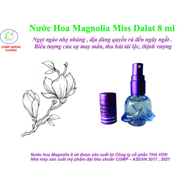  Nước hoa Magnolia  Miss Dalat 8 ml