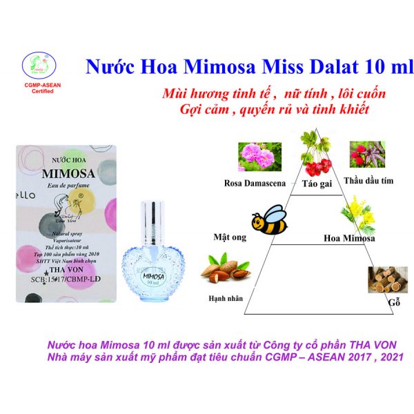 Nước hoa Mimosa 10 ml